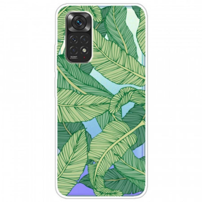 Coque Xiaomi Redmi Note 11 / 11s Feuilles Graphiques