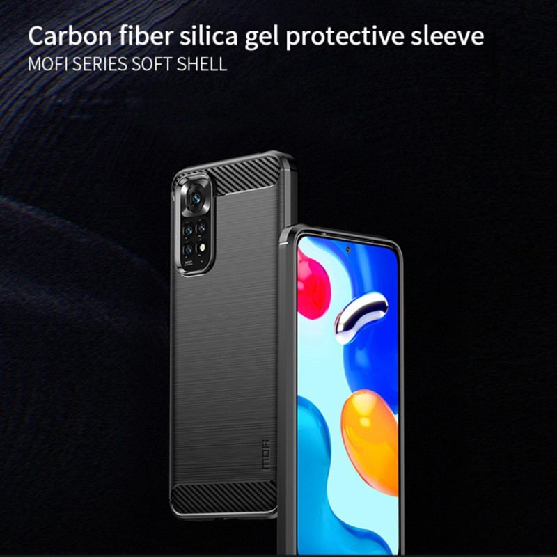 Coque Xiaomi Redmi Note 11 / 11s Fibre Carbone Brossée MOFI