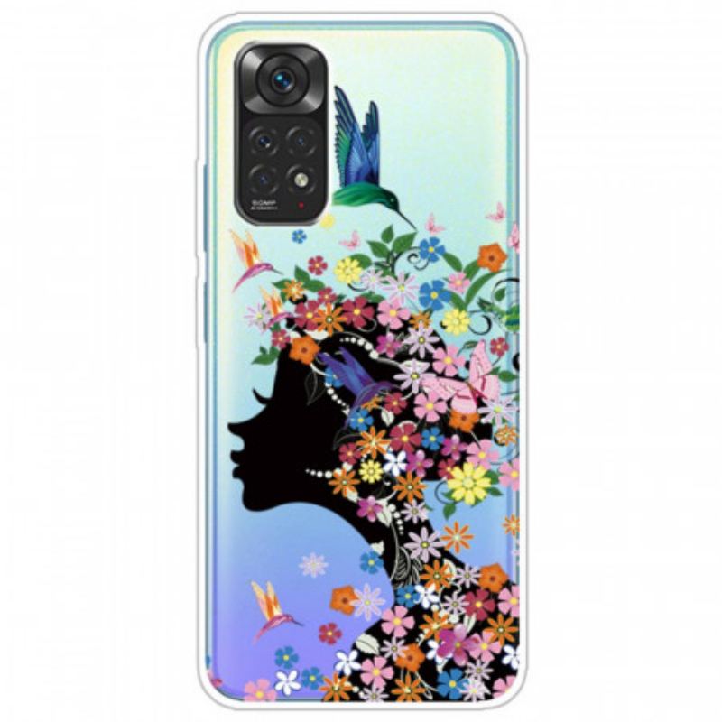 Coque Xiaomi Redmi Note 11 / 11s Jolie Tête Fleurie