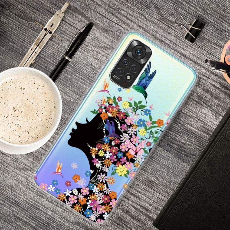 Coque Xiaomi Redmi Note 11 / 11s Jolie Tête Fleurie