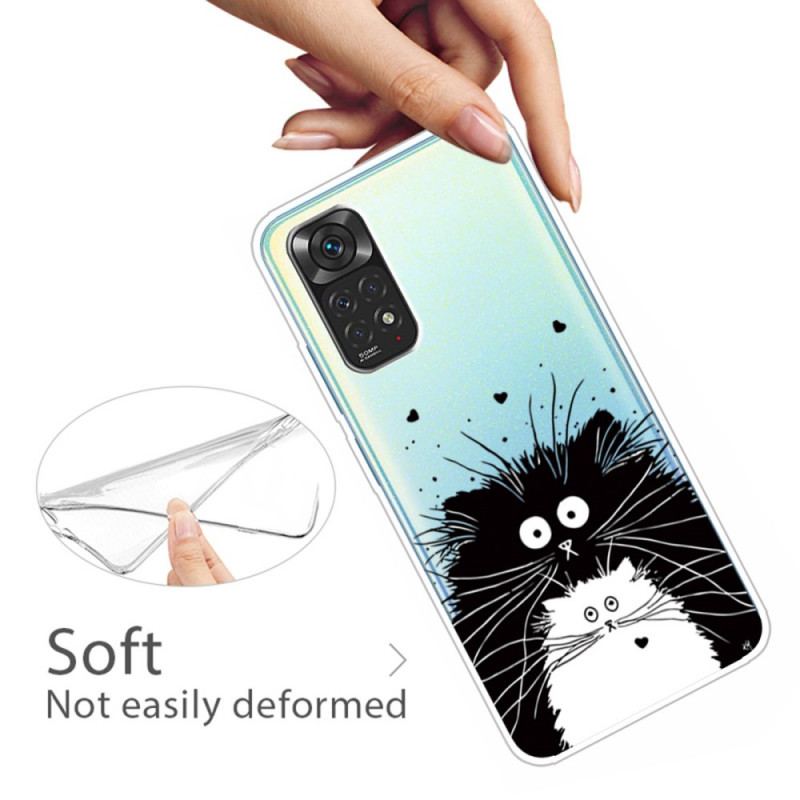 Coque Xiaomi Redmi Note 11 / 11s Regarde les Chats