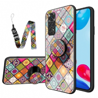 Coque Xiaomi Redmi Note 11 / 11s Support Magnétique Patchwork