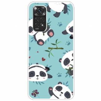 Coque Xiaomi Redmi Note 11 / 11s Tas de Pandas