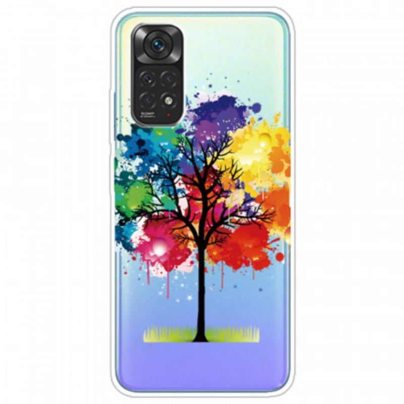 Coque Xiaomi Redmi Note 11 / 11s Transparente Arbre Aquarelle