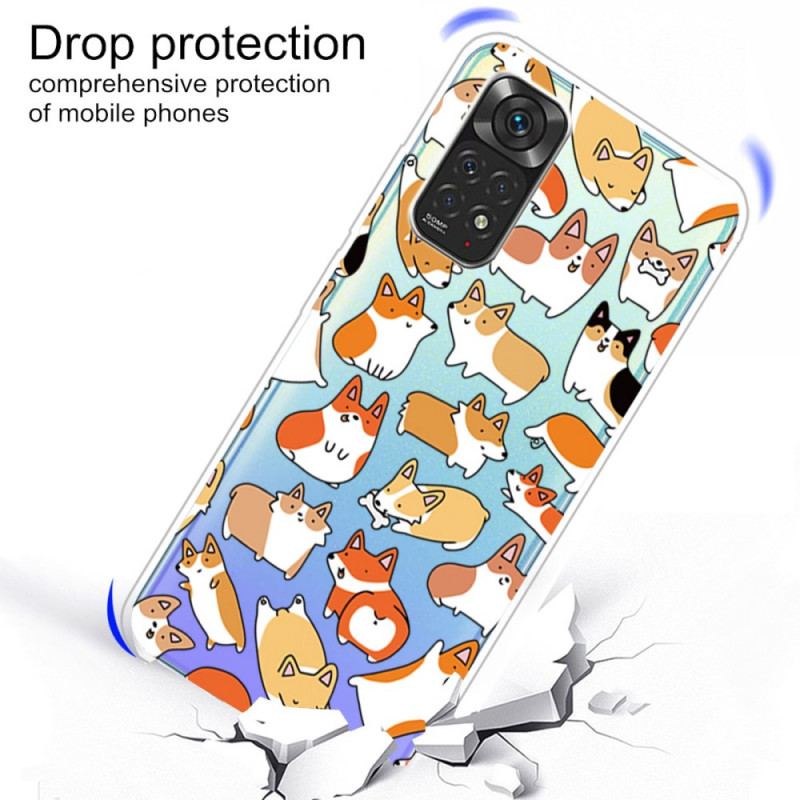 Coque Xiaomi Redmi Note 11 / 11s Transparente Multiples Chiens