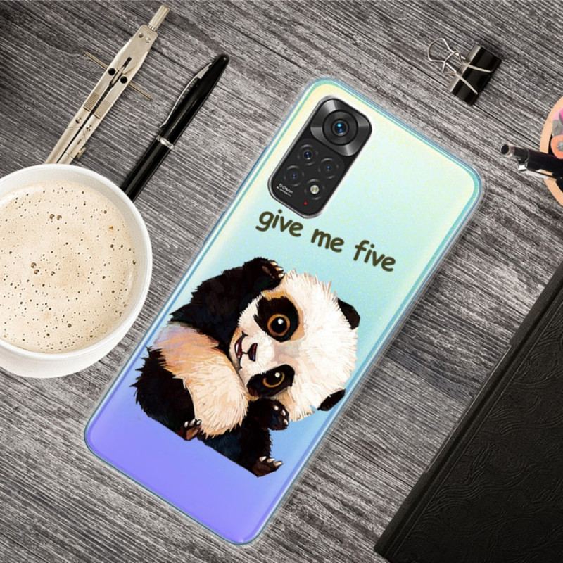 Coque Xiaomi Redmi Note 11 / 11s Transparente Panda Give Me Five