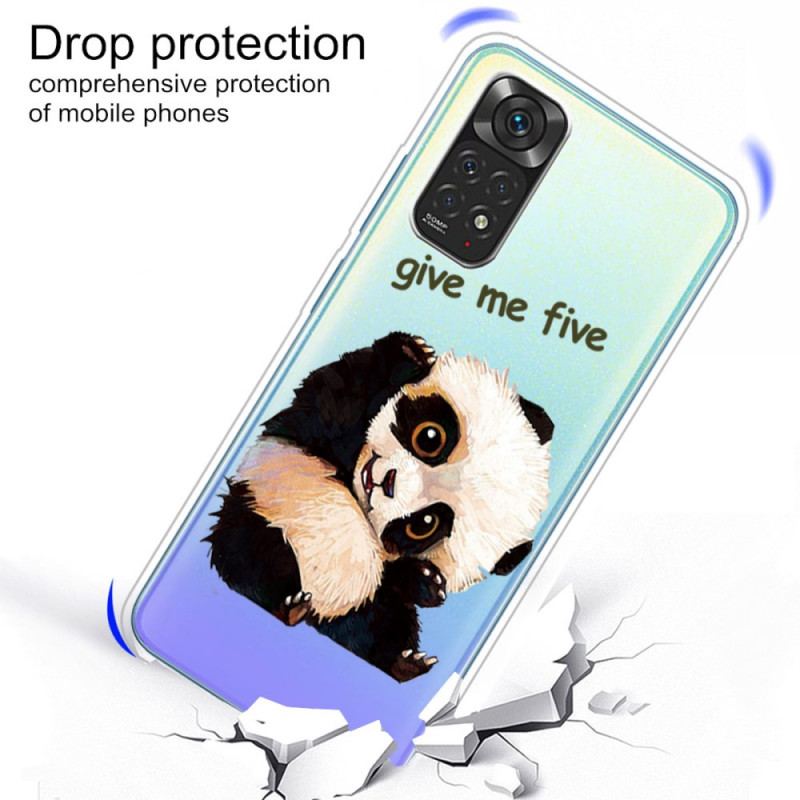 Coque Xiaomi Redmi Note 11 / 11s Transparente Panda Give Me Five