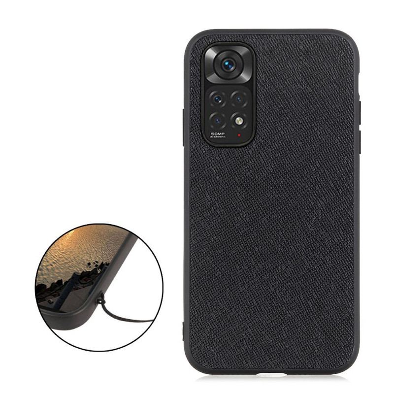 Coque Xiaomi Redmi Note 11 / 11s Véritable Cuir Texturé