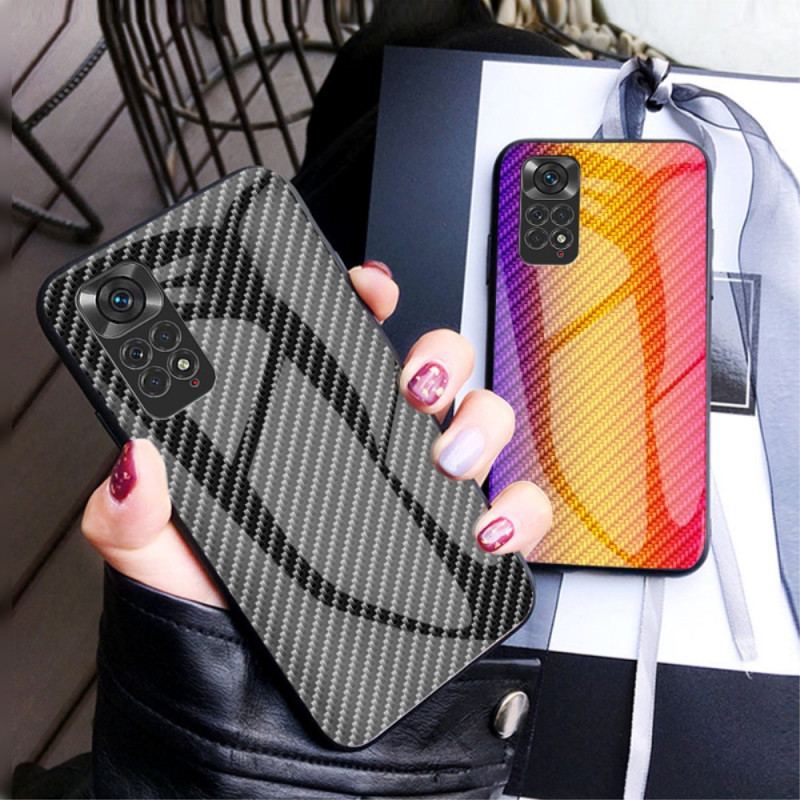 Coque Xiaomi Redmi Note 11 / 11s Verre Trempé Fibre Carbone