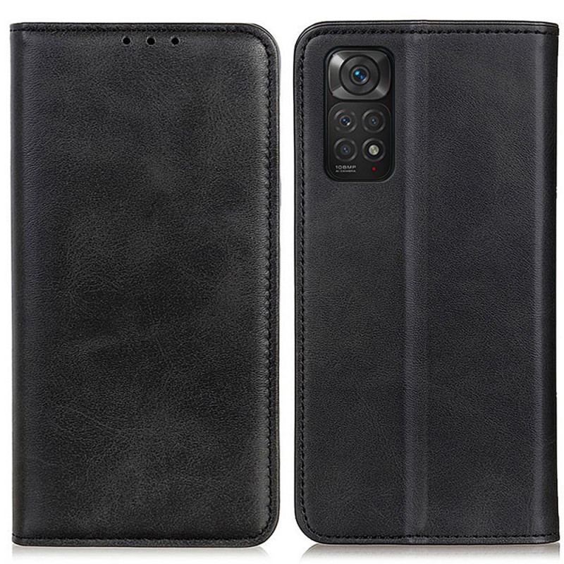 Flip Cover Xiaomi Redmi Note 11 / 11s Cuir Fendu Élégance