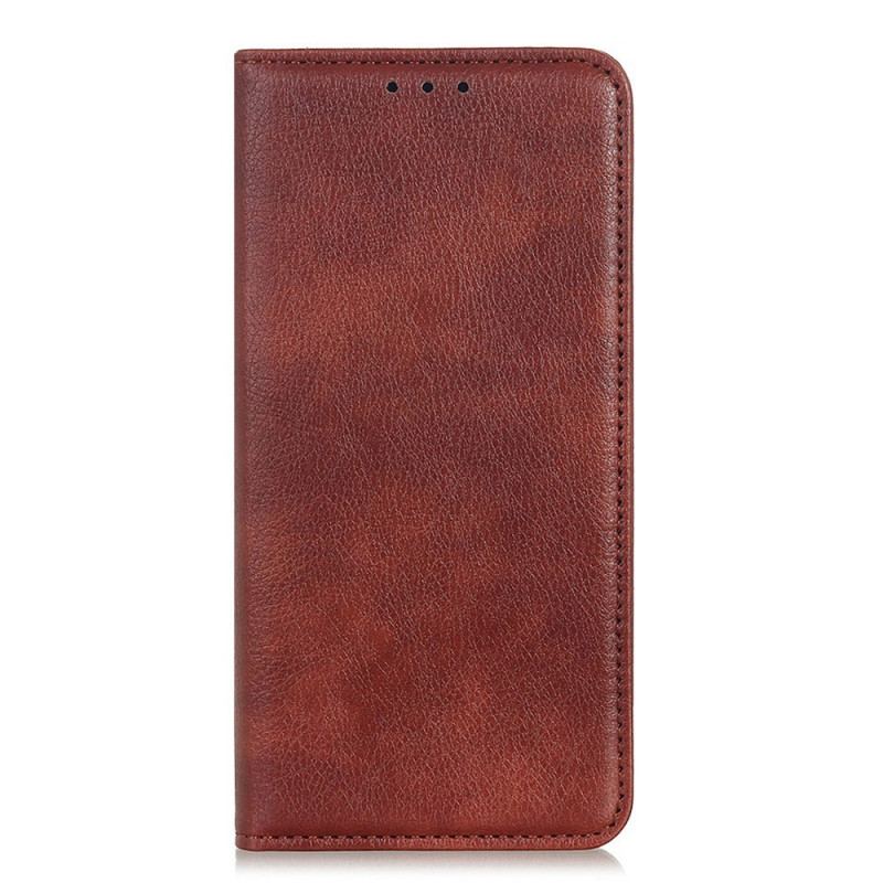 Flip Cover Xiaomi Redmi Note 11 / 11s  Cuir Litchi Fendu Texture