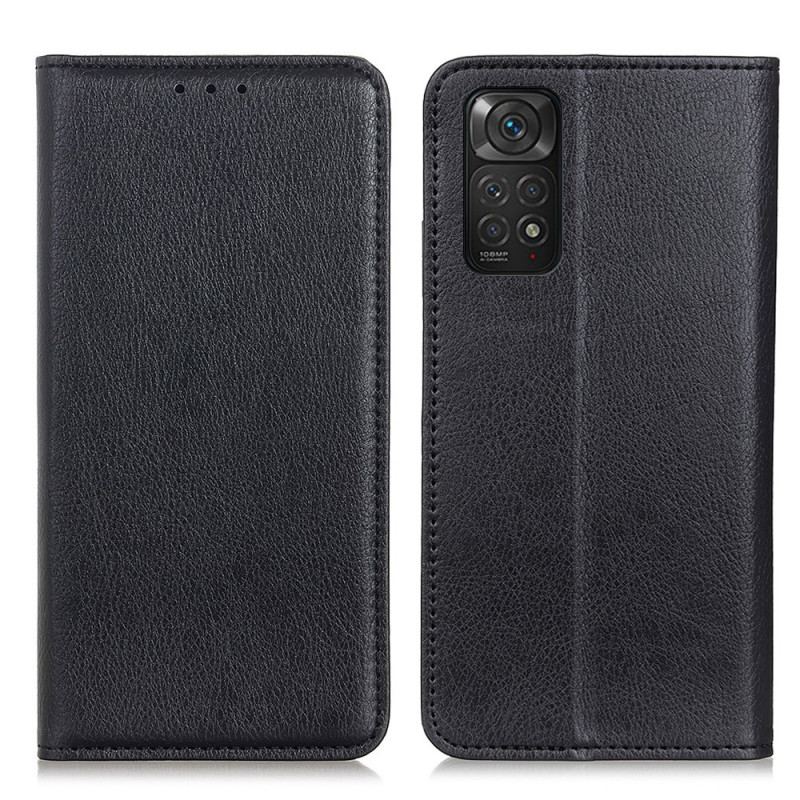 Flip Cover Xiaomi Redmi Note 11 / 11s  Cuir Litchi Fendu Texture