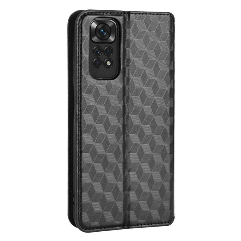 Flip Cover Xiaomi Redmi Note 11 / 11s Effet Cuir Diamant 3D