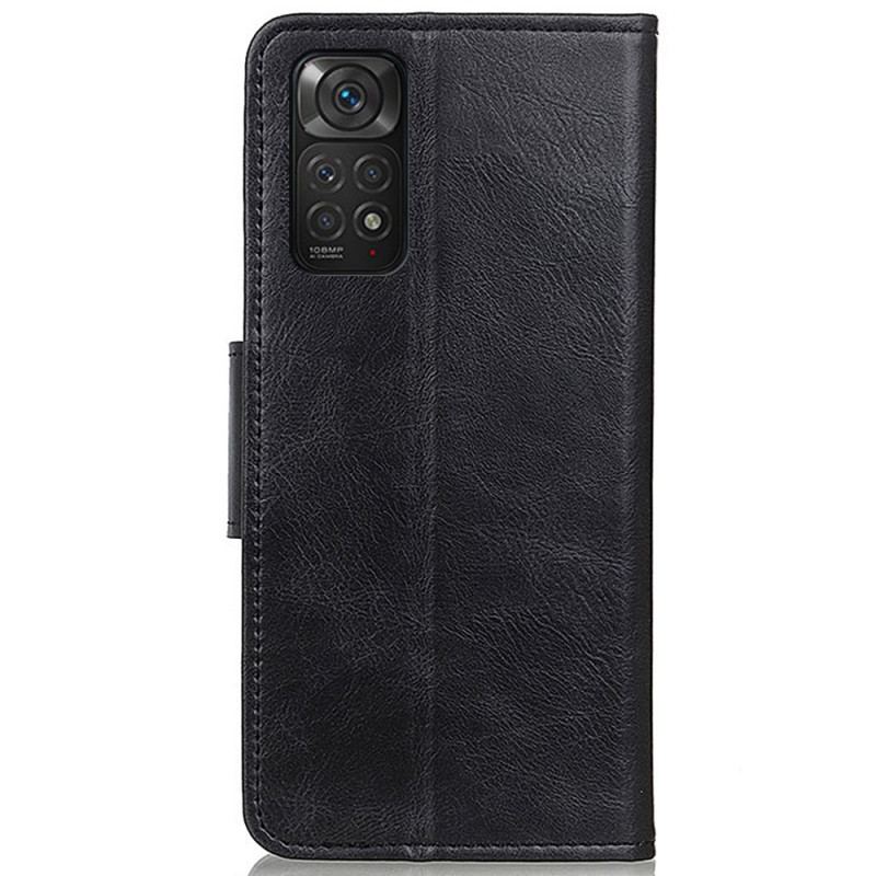 Housse Xiaomi Redmi Note 11 / 11s Effet Cuir Fermoir Réversible