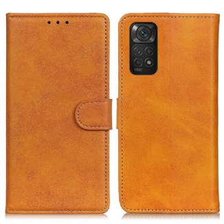 Housse Xiaomi Redmi Note 11 / 11s Effet Cuir Mat Rétro