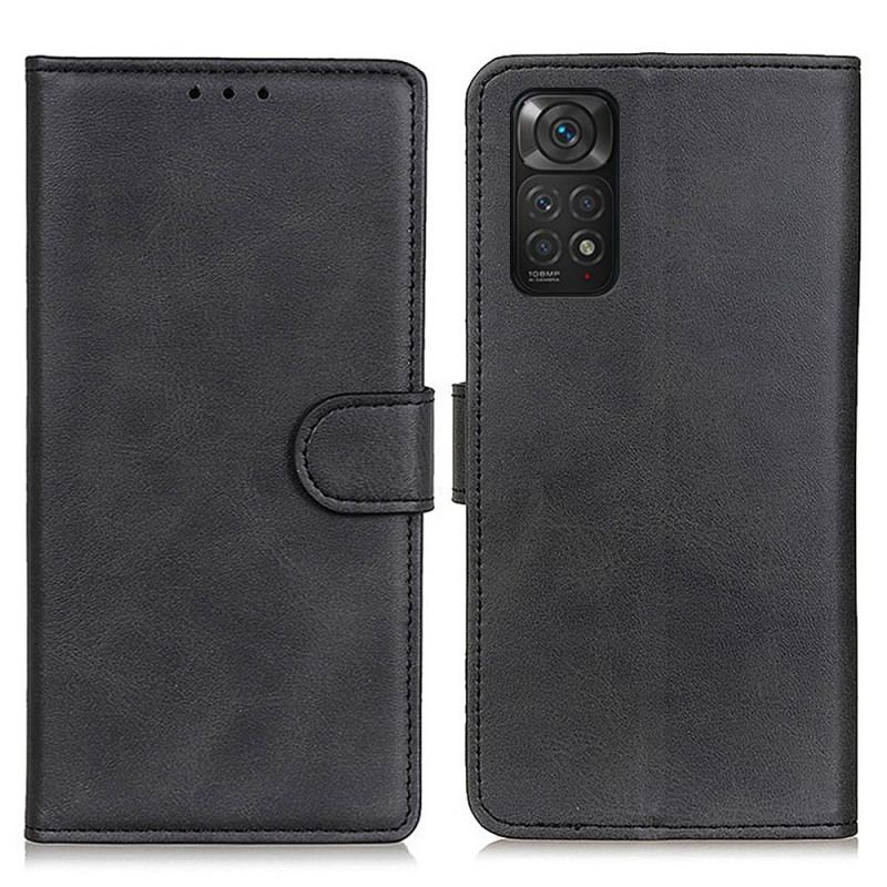 Housse Xiaomi Redmi Note 11 / 11s Effet Cuir Mat Rétro