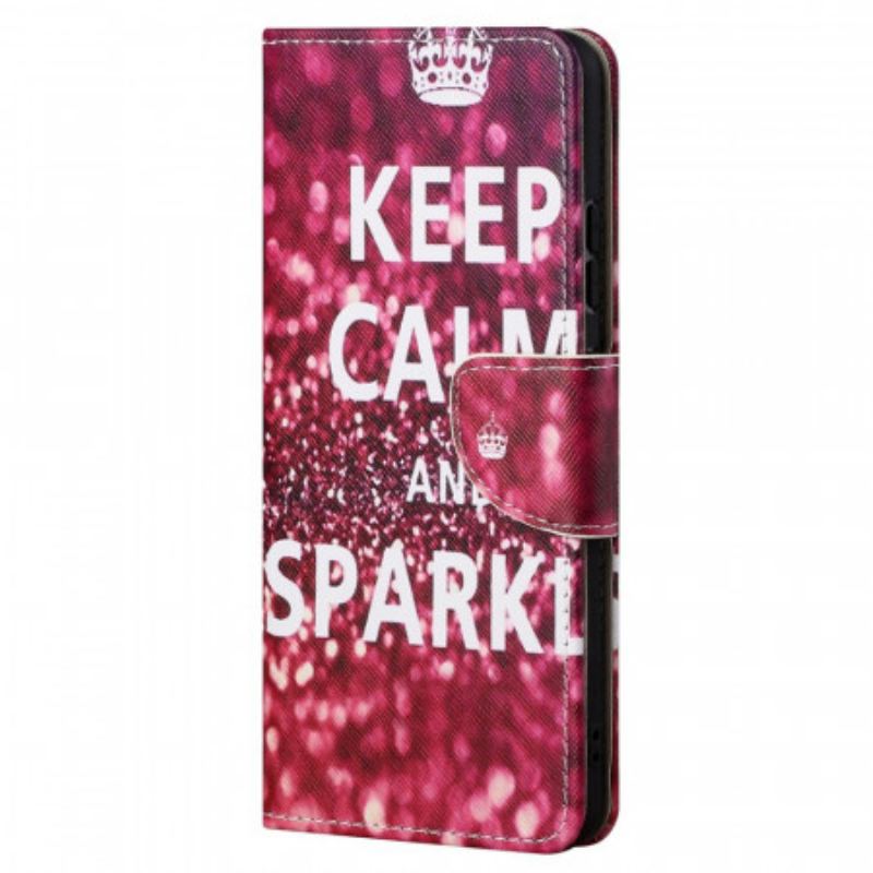 Housse Xiaomi Redmi Note 11 / 11s Keep Calm and Sparkle