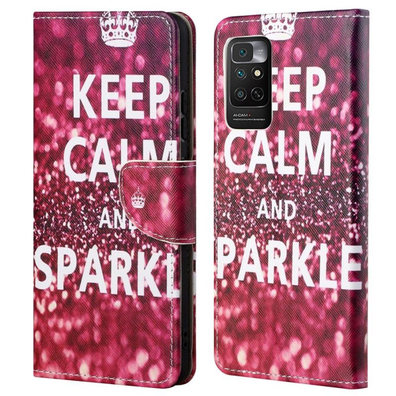 Housse Xiaomi Redmi Note 11 / 11s Keep Calm and Sparkle