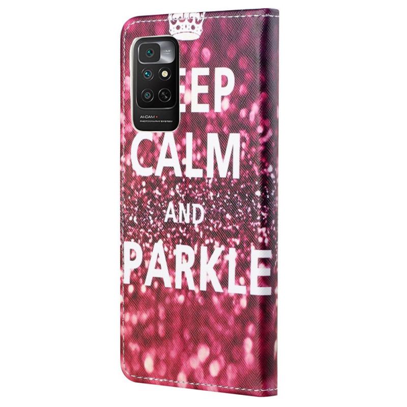 Housse Xiaomi Redmi Note 11 / 11s Keep Calm and Sparkle