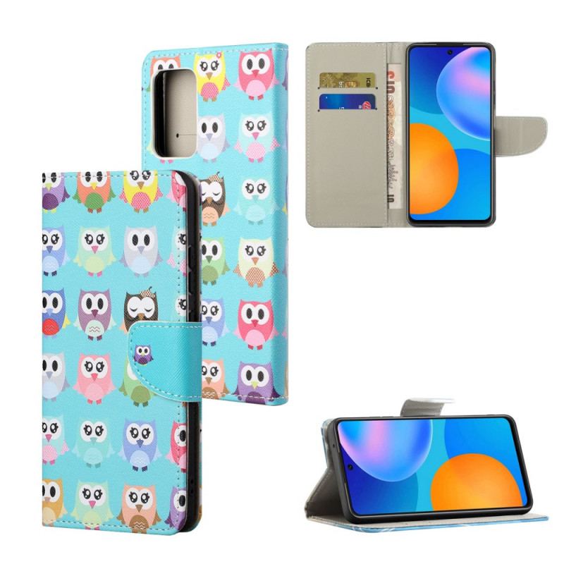 Housse Xiaomi Redmi Note 11 / 11s Multiples Hiboux