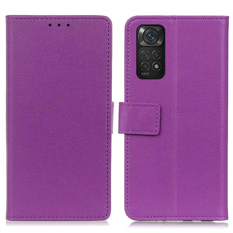 Housse Xiaomi Redmi Note 11 / 11s Simili Cuir Litchi Premium