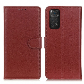 Housse Xiaomi Redmi note 11 / 11s Traditionnellement Litchi