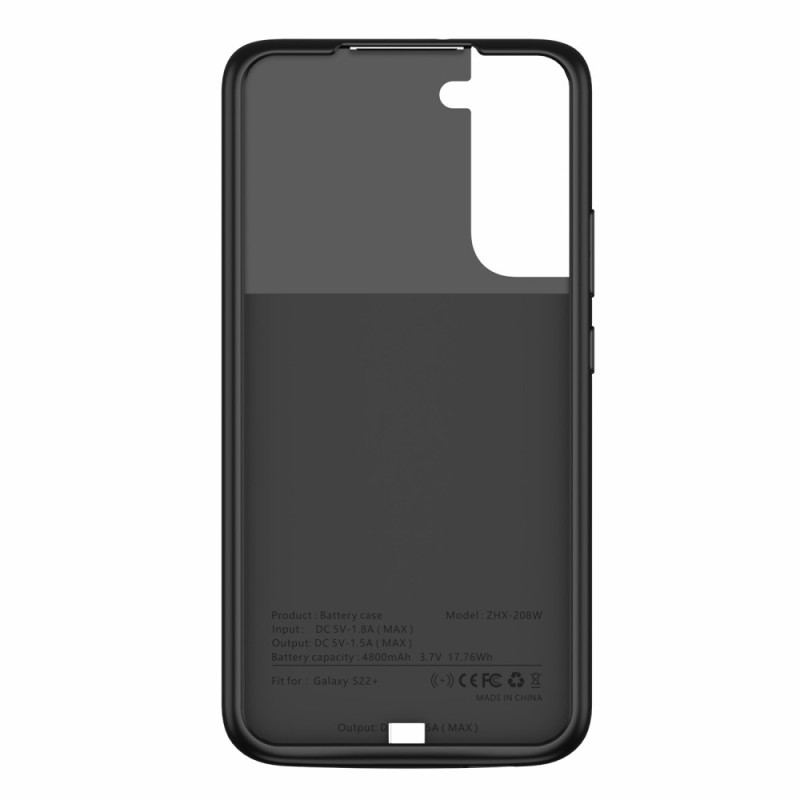 Batterie Externe et Coque de Samsung Galaxy S22 Plus 5G 2-en-1