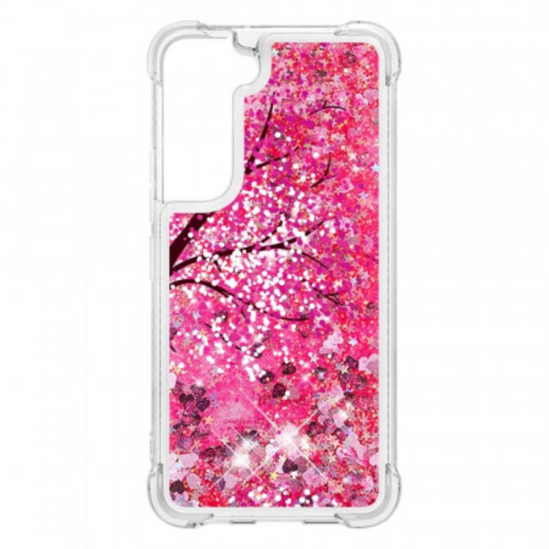 Coque Samsung Galaxy S22 Plus 5G Arbre Paillettes