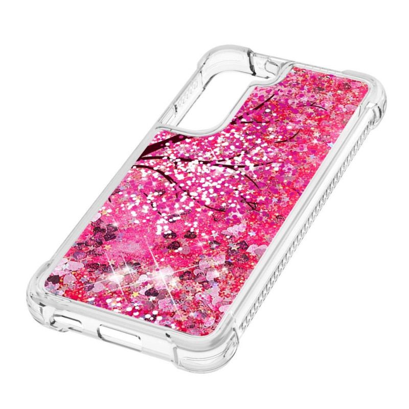 Coque Samsung Galaxy S22 Plus 5G Arbre Paillettes