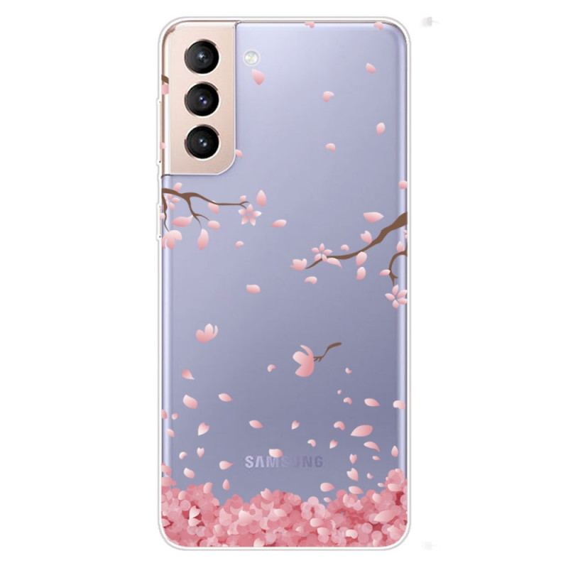 Coque Samsung Galaxy S22 Plus 5G Branches à Fleurs