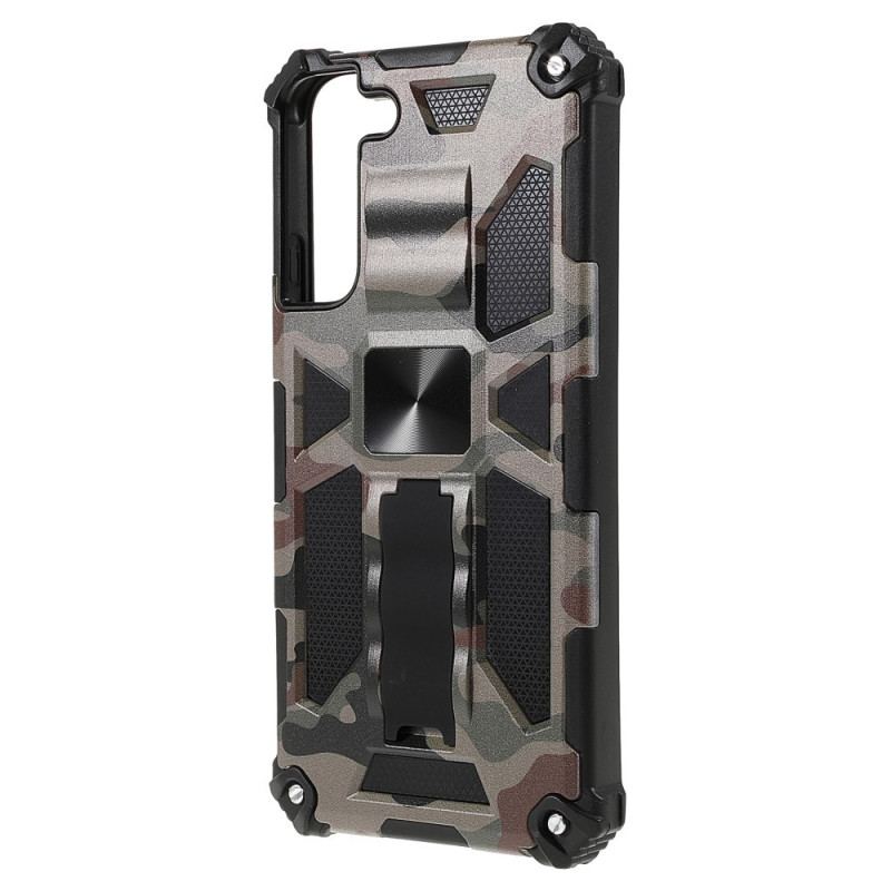 Coque Samsung Galaxy S22 Plus 5G Camouflage Support Amovible