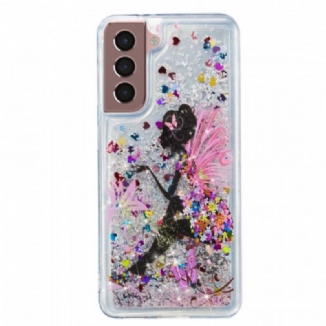 Coque Samsung Galaxy S22 Plus 5G Fée Paillettes