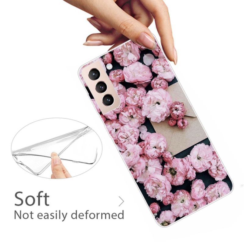 Coque Samsung Galaxy S22 Plus 5G Fleurs Roses