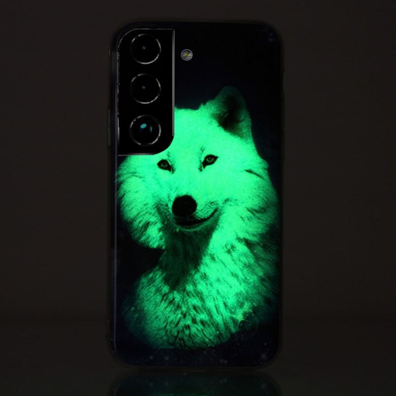 Coque Samsung Galaxy S22 Plus 5G Loup Fluorescente