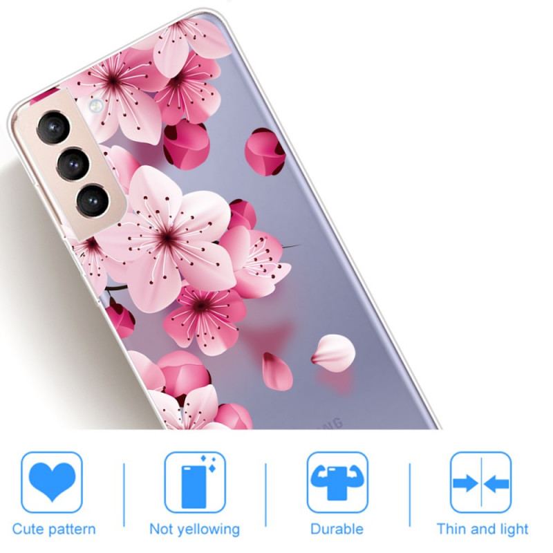 Coque Samsung Galaxy S22 Plus 5G Petites Fleurs Roses