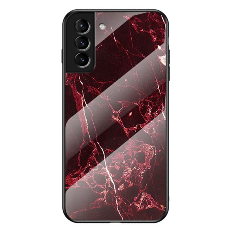 Coque Samsung Galaxy S22 Plus 5G Verre Trempé Marble Colors