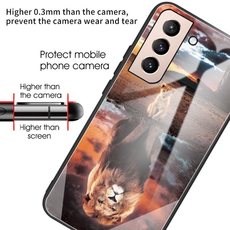 Coque Samsung Galaxy S22 Plus 5G Verre Trempé Rêve de Lionceau