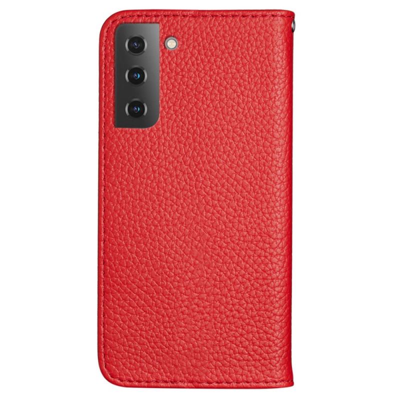 Flip Cover Samsung Galaxy S22 Plus 5G Simili Cuir Litchi Ultra Chic