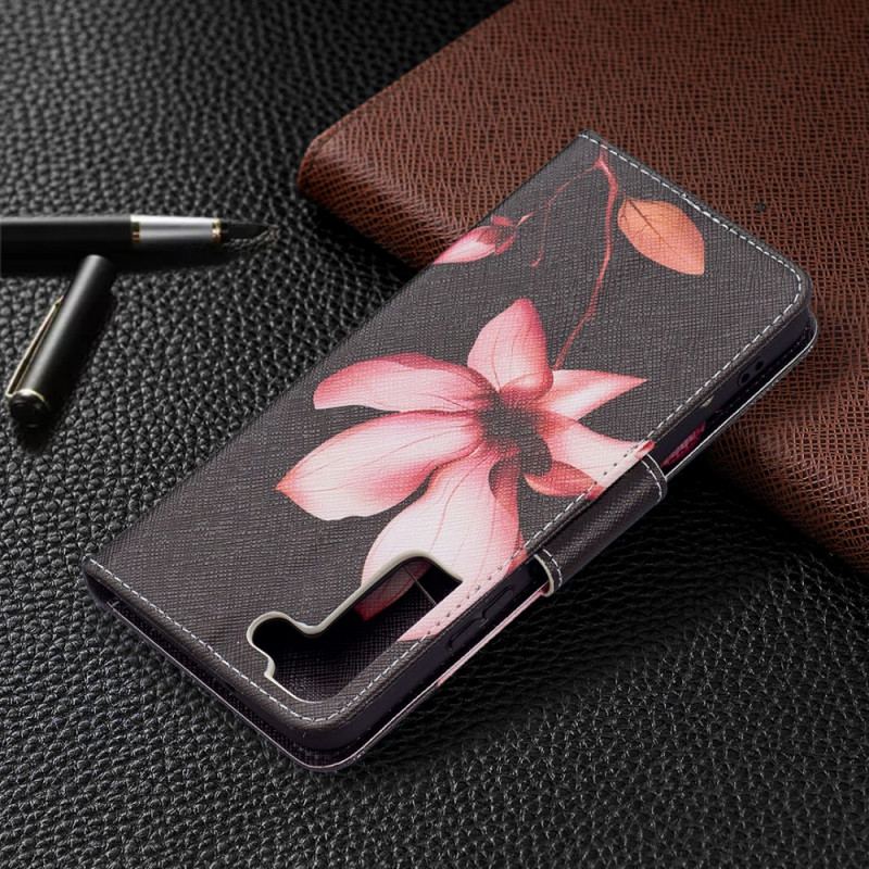 Housse Samsung Galaxy S22 Plus 5G Fleur Rose