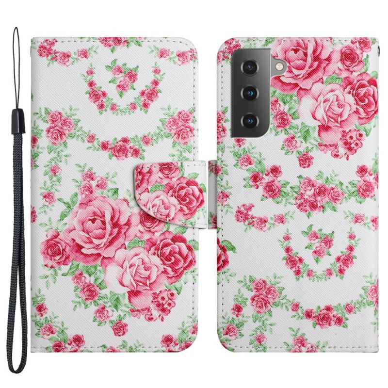 Housse Samsung Galaxy S22 Plus 5G Fleurs Liberty Royal