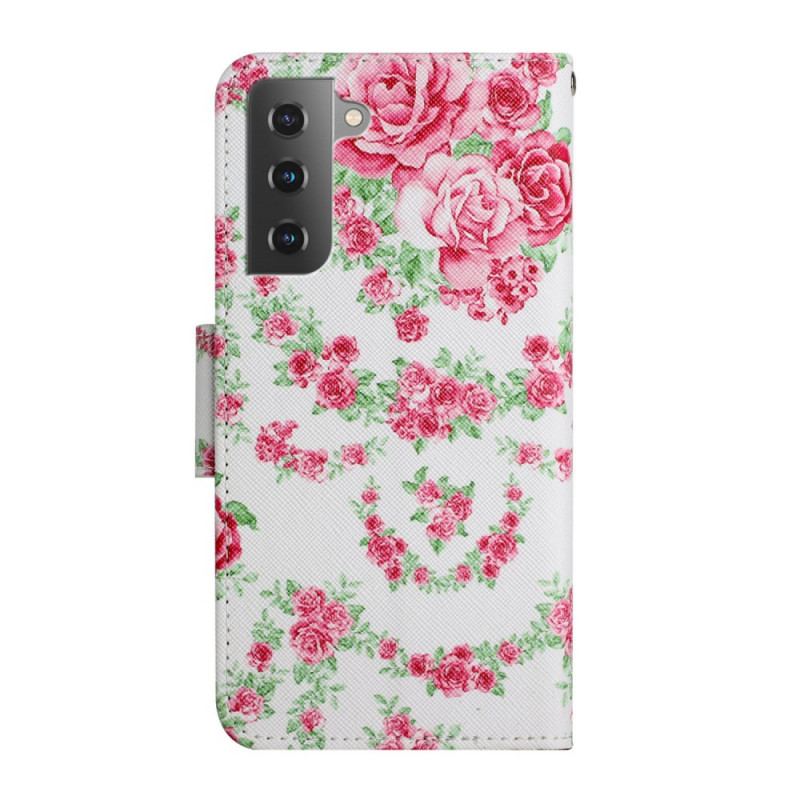 Housse Samsung Galaxy S22 Plus 5G Fleurs Liberty Royal