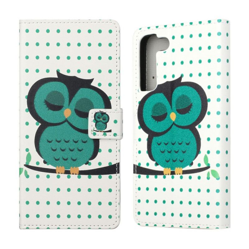 Housse Samsung Galaxy S22 Plus 5G Hibou Endormi