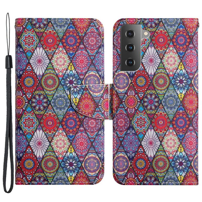 Housse Samsung Galaxy S22 Plus 5G Motif Tapisserie coloré