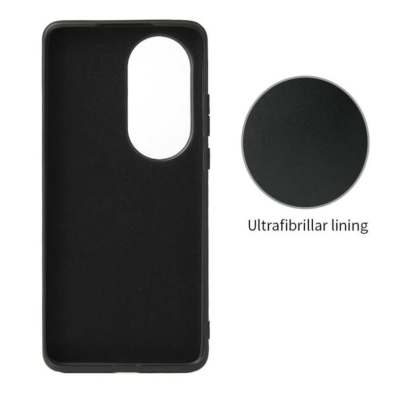 Coque Huawei P50 Pro Fibre Carbone Anneau-Support