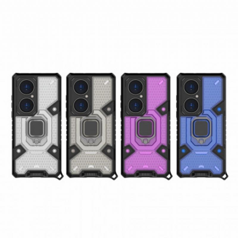 Coque Huawei P50 Pro Hybride Résistante Style Nid d'Abeille