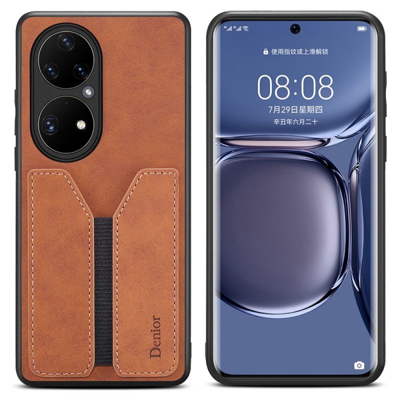 Coque Huawei P50 Pro Porte Cartes Élastique Denior