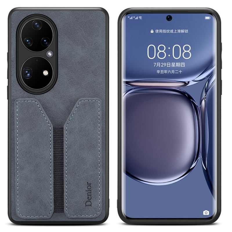 Coque Huawei P50 Pro Porte Cartes Élastique Denior