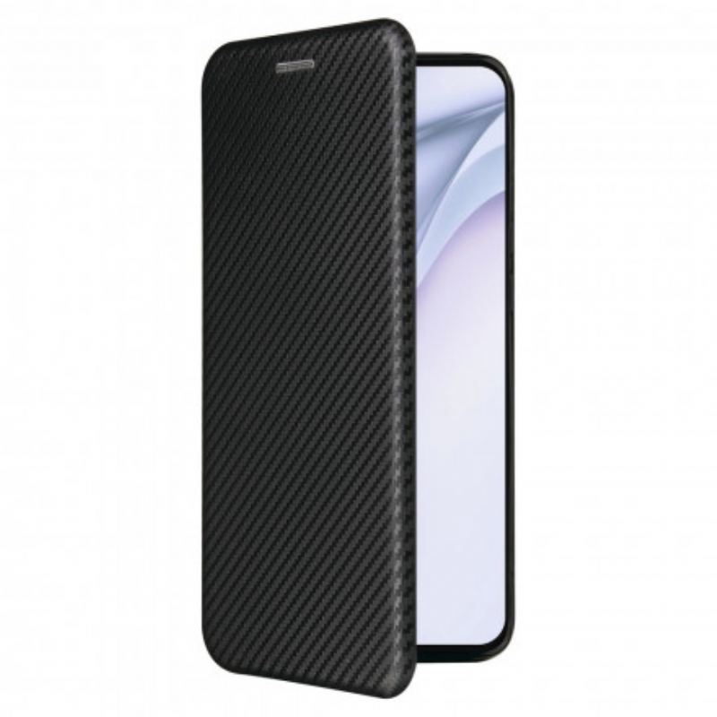 Flip Cover Huawei P50 Pro Fibre Carbone