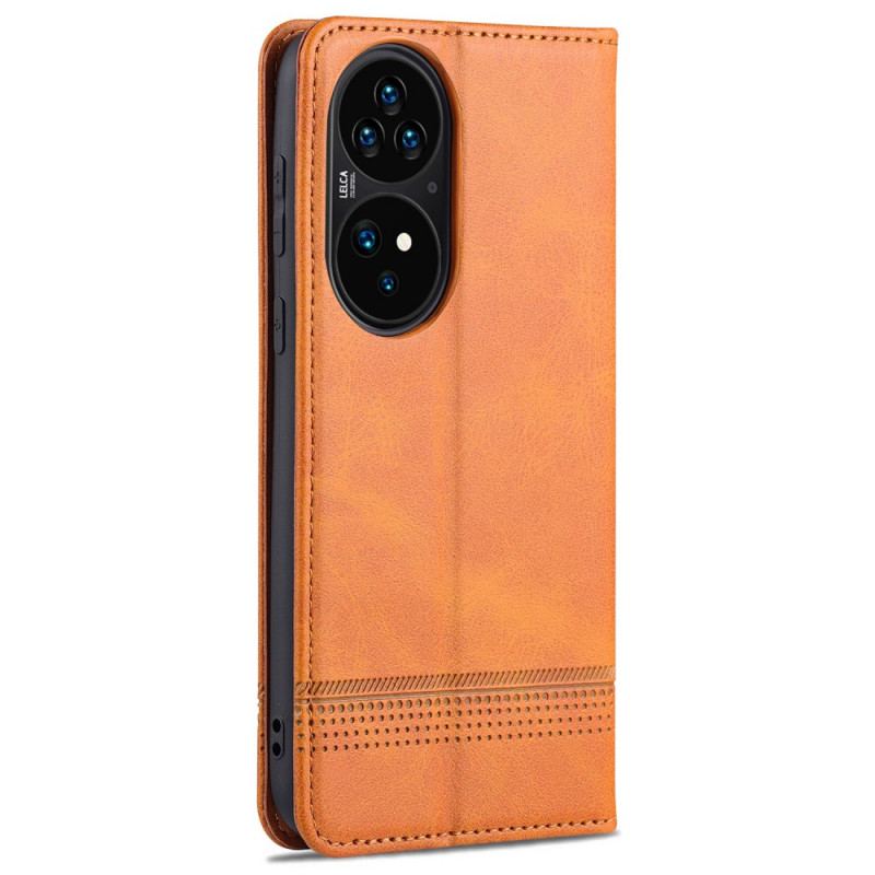 Flip Cover Huawei P50 Pro Style Cuir AZNS