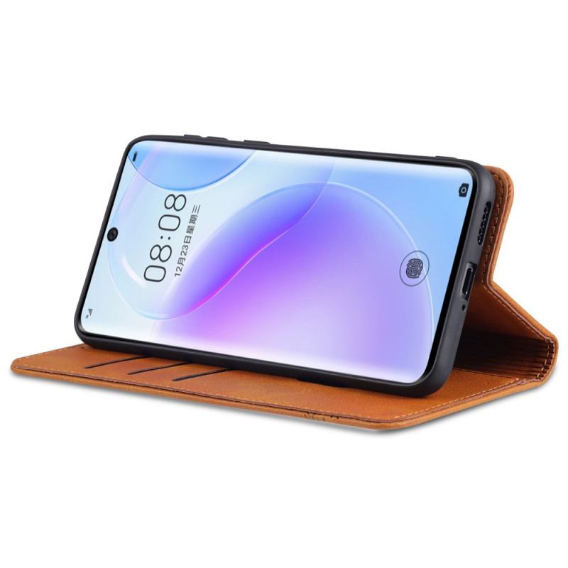 Flip Cover Huawei P50 Pro Style Cuir AZNS